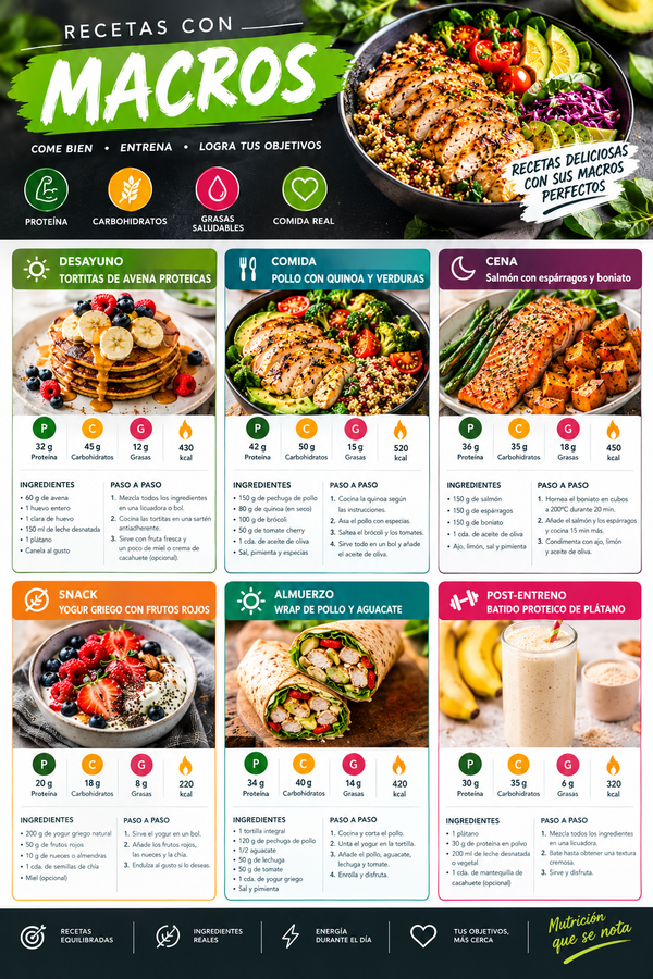 Recetas con macros
