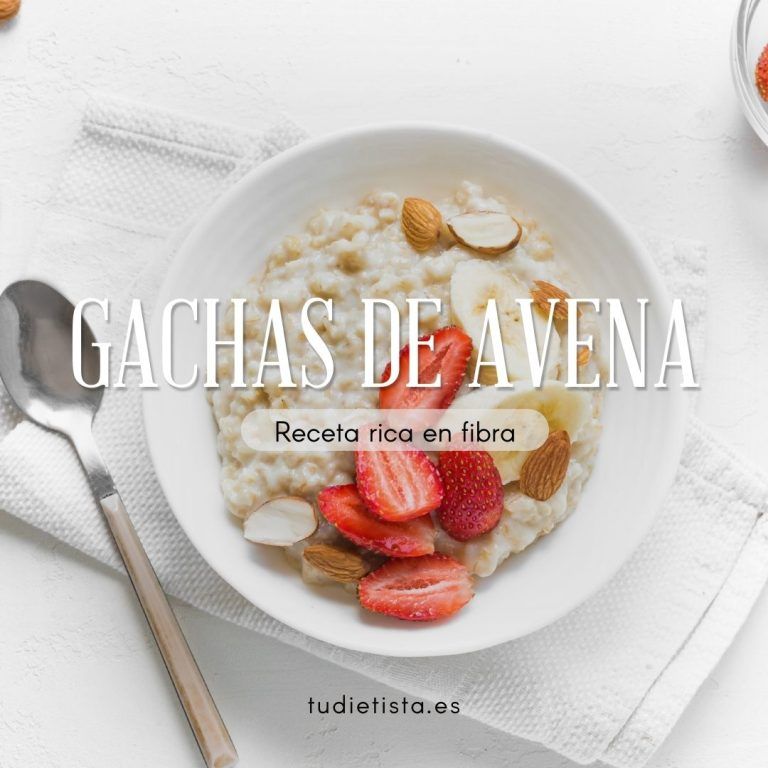 Gachas proteicas de avena